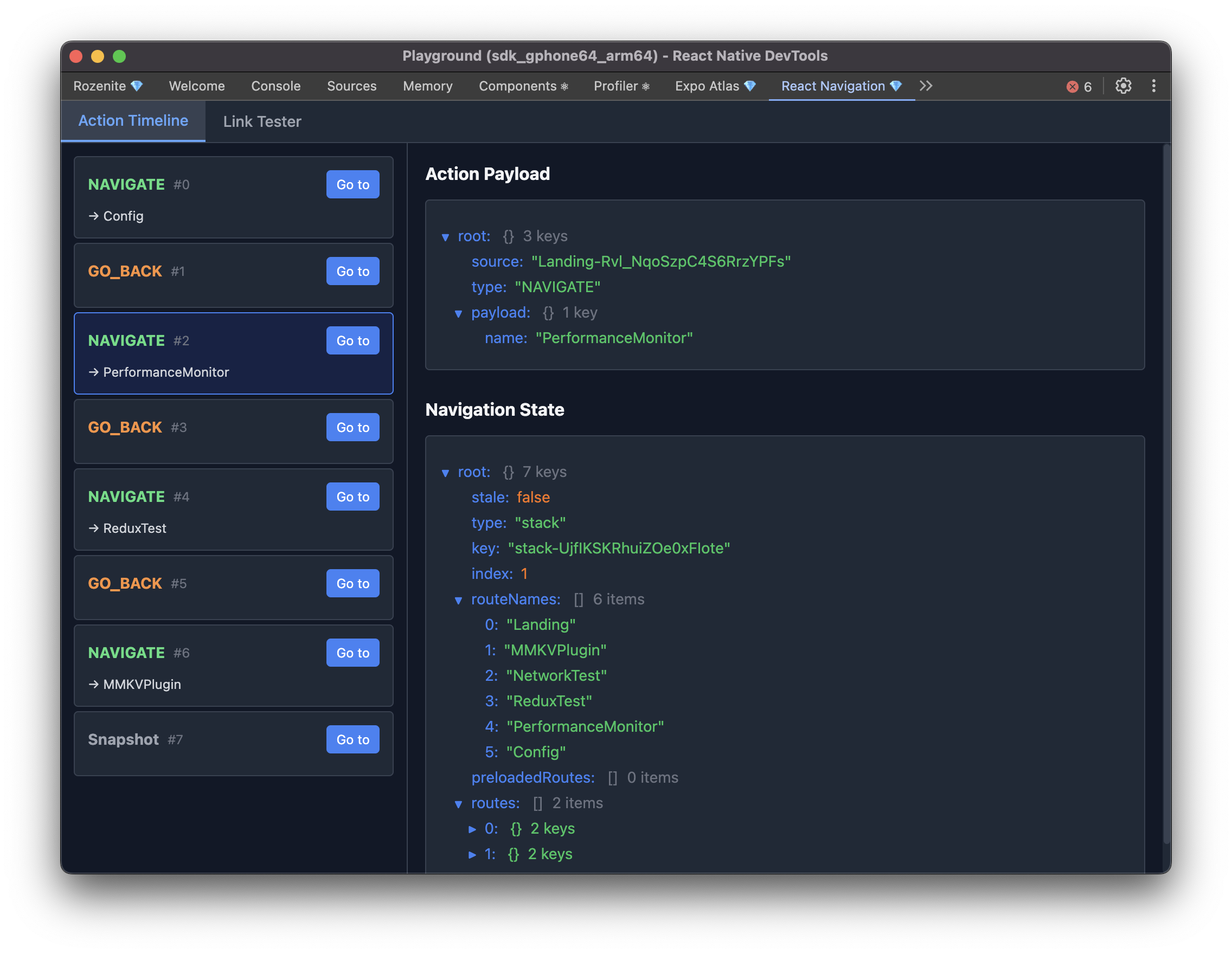 React Navigation Plugin